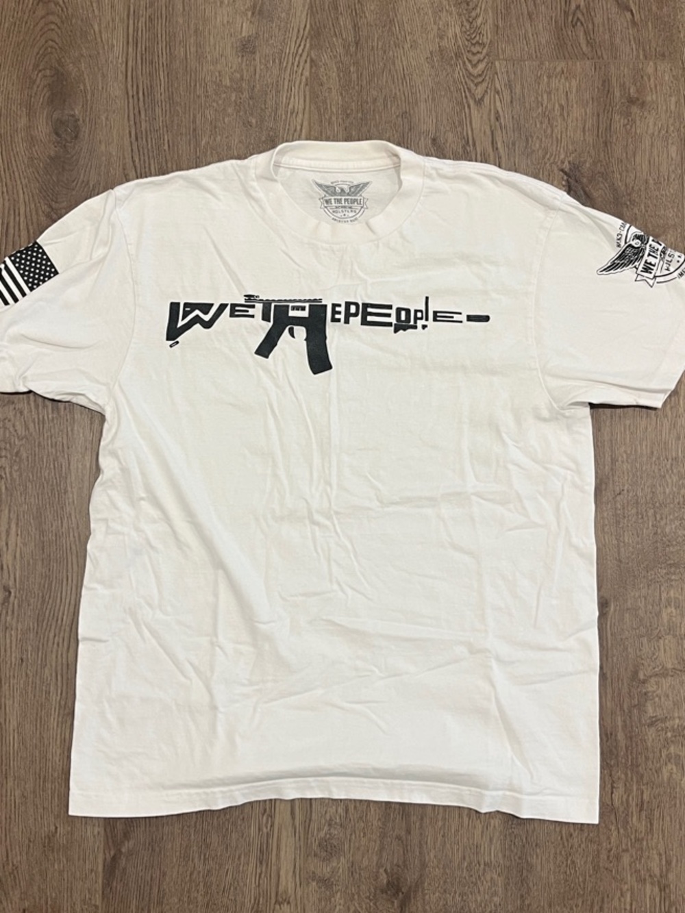 White Short-Sleeve Graphic Tee - We The People